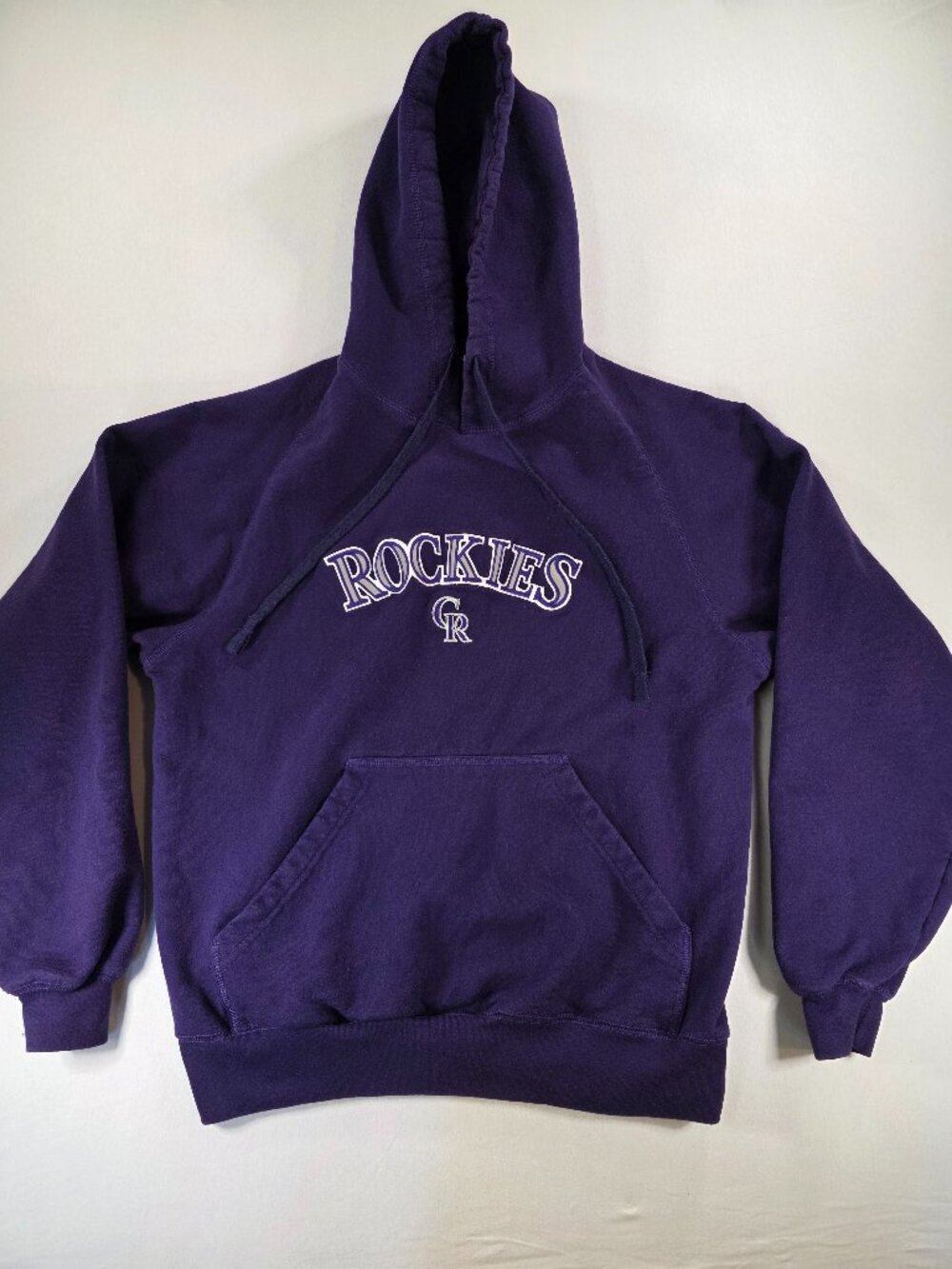 Colorado Rockies Women's Hoodie Medium Purple Drawstring Kangaroo Pocket